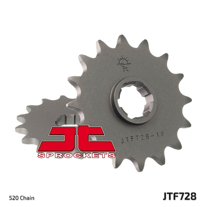 Piñon JT 728 de acero con 15 dientes JT SPROCKETS JTF728.15