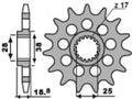 Piñón PBR acero 2098 - 520 PBR 2098.15.18NC