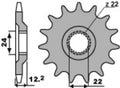 Piñón PBR acero 405 - 520 PBR 405.15.18NC