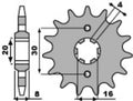 Piñón PBR acero autolimpiable 718 - 520 PBR 718.13.18NC