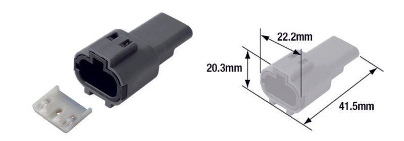 Bolsa de 5 conectores hembra hermético TOURMAX tipo 060 (FRM) TOURMAX ETP-97