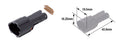 Bolsa de 5 conectores hembra hermético TOURMAX tipo 070 (FRY) TOURMAX ETP-115