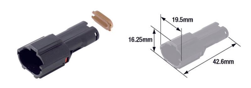 Bolsa de 5 conectores hembra hermético TOURMAX tipo 070 (FRY) TOURMAX ETP-115