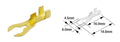 Terminal de horquilla macho TOURMAX Ø4,5mm Tipo B-21 100uds TOURMAX ETP-81