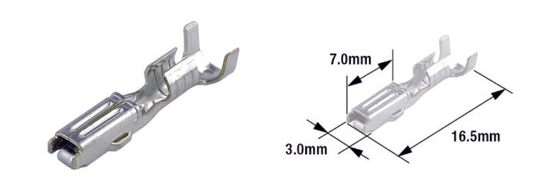Bolsa de 50 Terminales de cable hembra TOURMAX tipo 070 (FRA) TOURMAX ETP-65