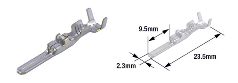 Bolsa de 50 Terminales de cable macho TOURMAX tipo 090 (FRW) TOURMAX ETP-55