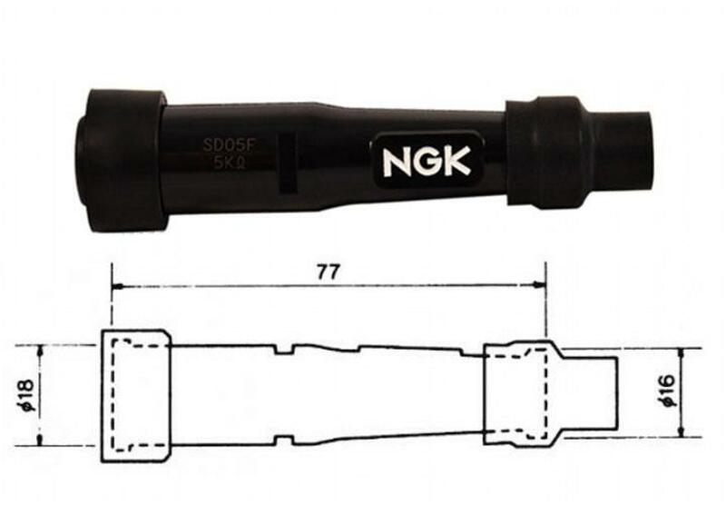 Pipa Bujía NGK SB10E NGK 8803