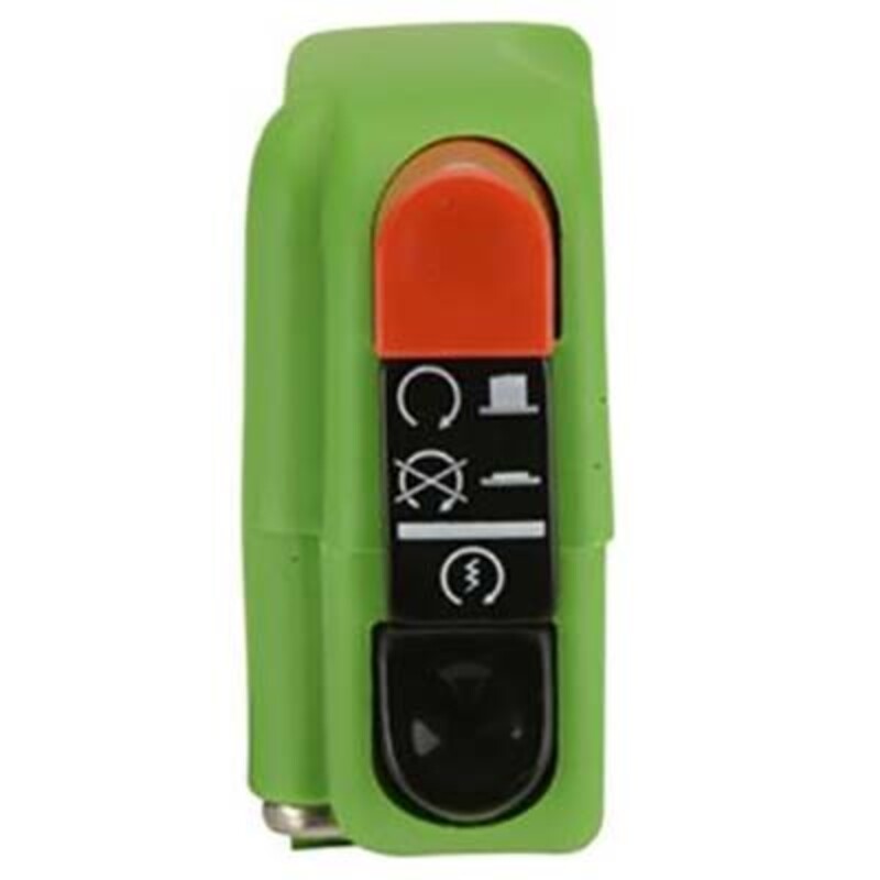 Botón on/off con arranque 9A Domino verde 0418AB.9A DOMINO 0418AB.9A.04-00