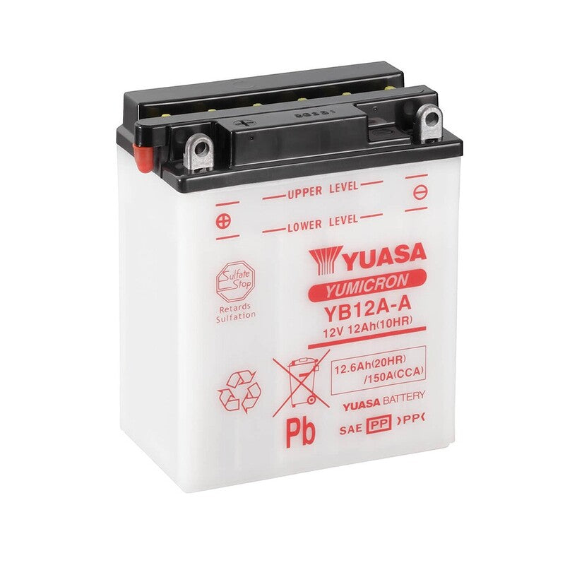Batería YUASA YB12A-A Combipack (con electrolito) YUASA YB12A-A