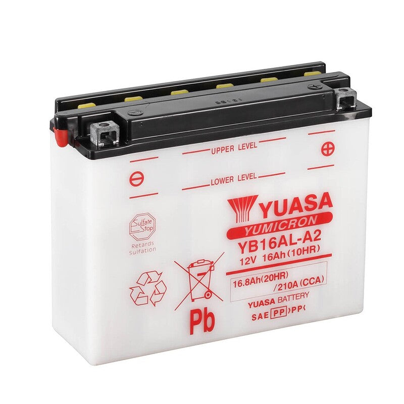 Batería YUASA YB16AL-A2 Combipack (con electrolito) YUASA YB16AL-A2