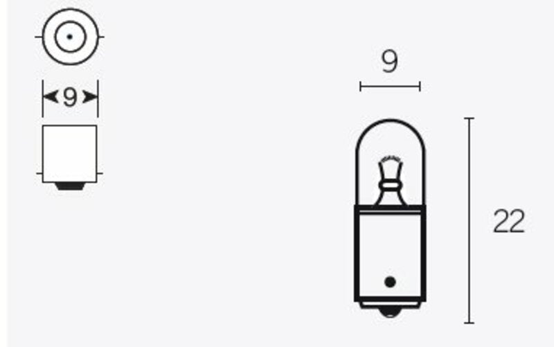 Caja de 10 lámparas posición 12V4W TECNIUM 14683