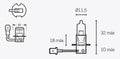 LAMPARA HALOGENA H3 V PARTS 14638