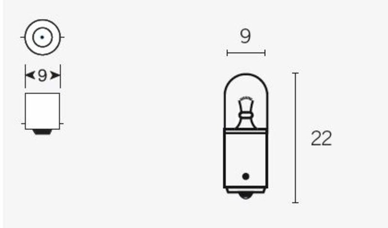 Caja de 10 lámparas posición 6V4W V PARTS 14682