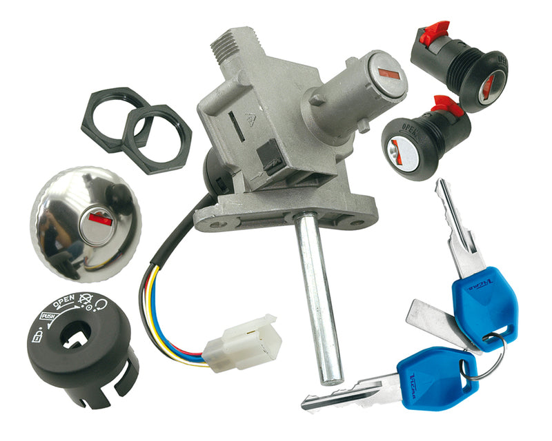 Juego cerraduras Malaguti Madison V PARTS 10847