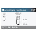 Caja de 10 lámparas 12V6W V PARTS BAY9S