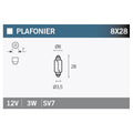 Caja de 10 lámparas SV7 V PARTS SV7