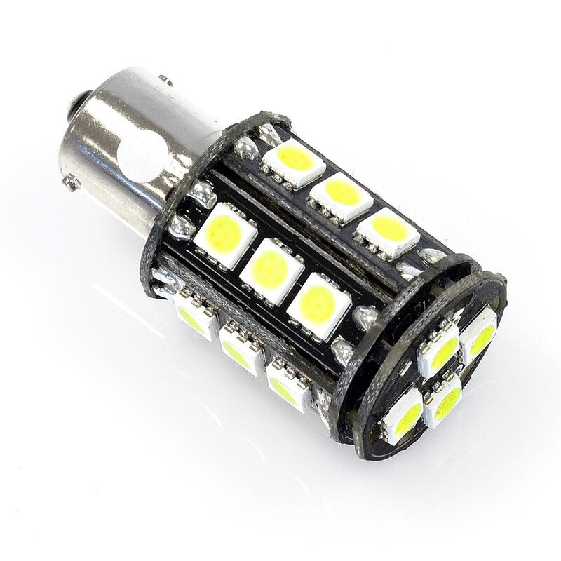 Lámpara LED BA15s 22 leds 12V Blanca V PARTS HL514 BA15S WHITE