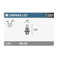 Caja de 10 lámparas 1LED B8.4D V PARTS LED