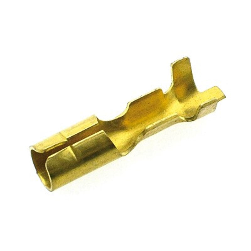 Bolsa de 10 terminales eléctricos faston hembra cilíndrico V PARTS HC611