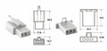 Juego de conectores 3 vias 110 ML BIHR tipo original Ø0,5mm²/0,85mm² - 5 Juegos completo BIHR 110ML.3P