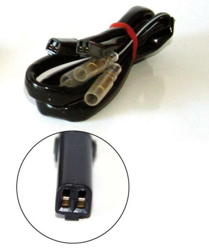 Cables conexión intermitentes Suzuki tipo origen Largo: 350mm BIHR A19-30010