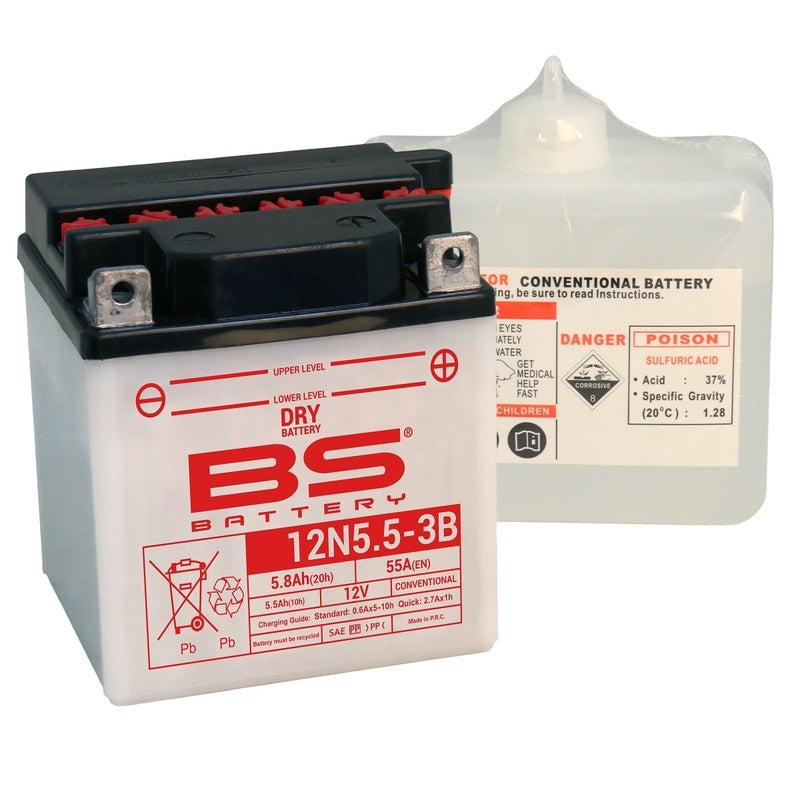 Batería BS BATTERY 12N5.5A-3B BS BATTERY 310532