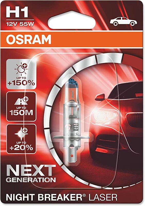 Lampara OSRAM Night Breaker Laser H1 Light 12V 55W - 1u OSRAM 64150NL