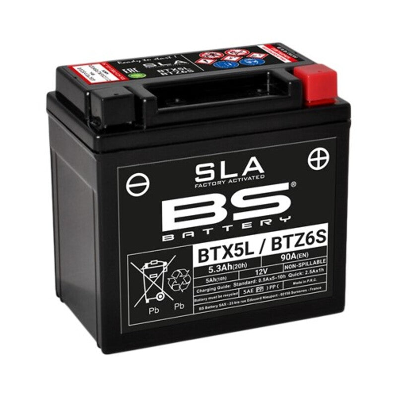 Batería BS BATTERY SLA BTX5L / BTZ6S BS BATTERY 300670