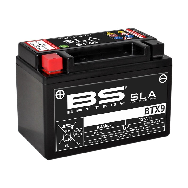 Batería BS BATTERY SLA BTX9 (FA) BS BATTERY 300674