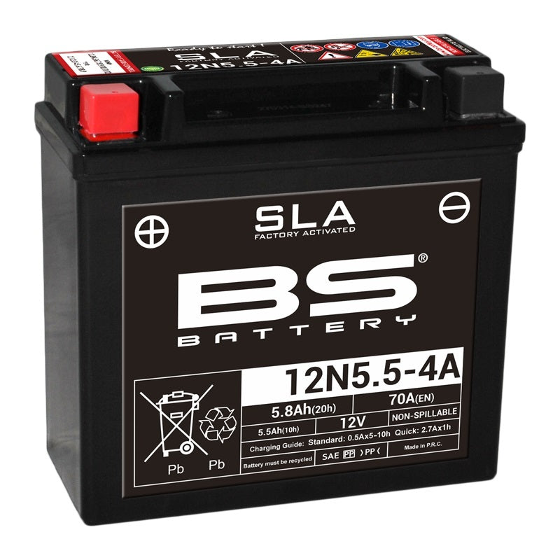 Batería BS BATTERY SLA 12N5.5-4A / 4B (FA) BS BATTERY 300841