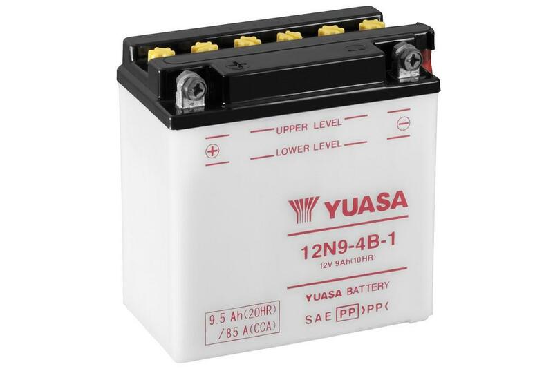 Batería YUASA 12N9-4B-1 Combipack (sin electrolito) YUASA 12N9-4B-1