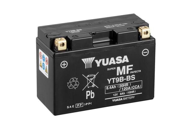 Batería YUASA YT9B-BS Combipack (con electrolito) YUASA YT9B-BS