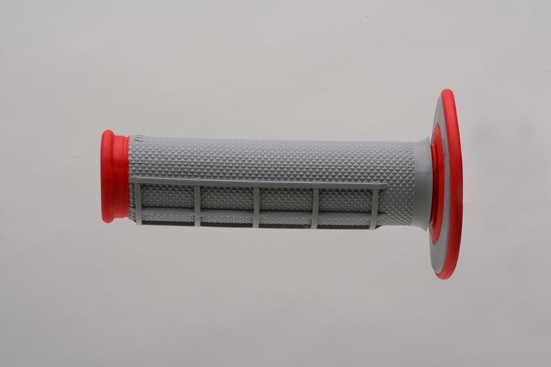 Puños Renthal Dual MX medio cuadradillo blando rojo G156 RENTHAL G156