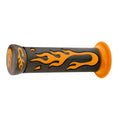 Par puños goma Negro/Naranja. LLama V PARTS SS-672-ORANGE