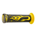 Par puños goma Negro/Amarillo. LLama V PARTS SS-672-YELLOW