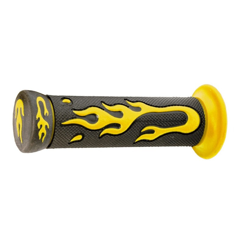 Par puños goma Negro/Amarillo. LLama V PARTS SS-672-YELLOW