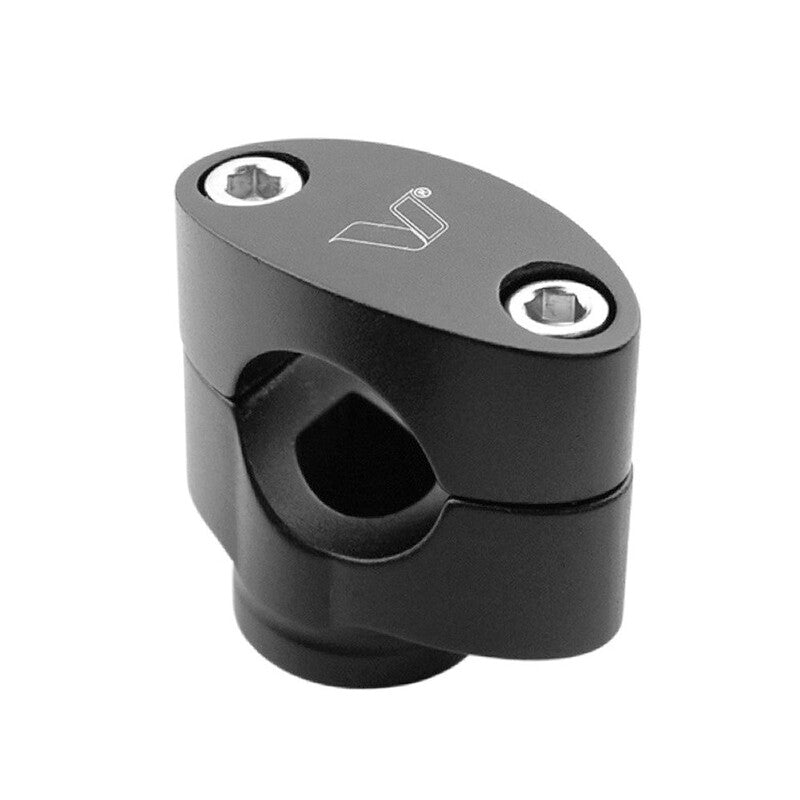 Torreta sujecion manillar negra mate exc V PARTS AS-MC1