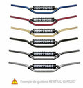 Manillar Renthal RM negro con protector negro 701-01-BK-01-185 RENTHAL 701-01-BK-01-185
