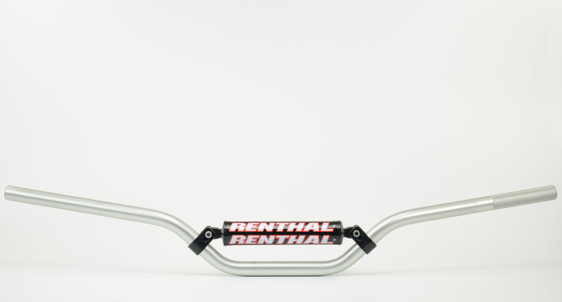 Manillar Renthal trial 6.0 plata con protector negro 768-02-SI-04-254 RENTHAL 768-02-SI-04-254