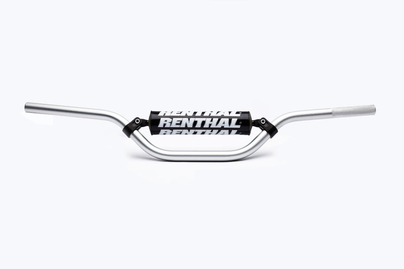 Manillar Renthal minicross KX plata con protector negro 780-01-SI-03-219 RENTHAL 780-01-SI-03-219