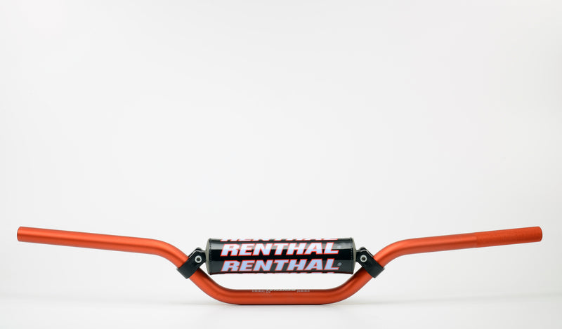 Manillar Renthal motocross SX65 naranja con protector negro 823-01-OR-03-219 RENTHAL 823-01-OR-03-219