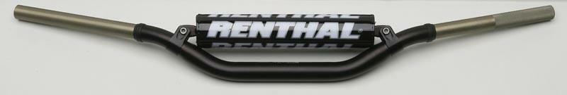 Manillar Renthal Twinwall Carmichael alto negro con protector negro 922-01-BK-07-185 RENTHAL 922-01-BK-07-185