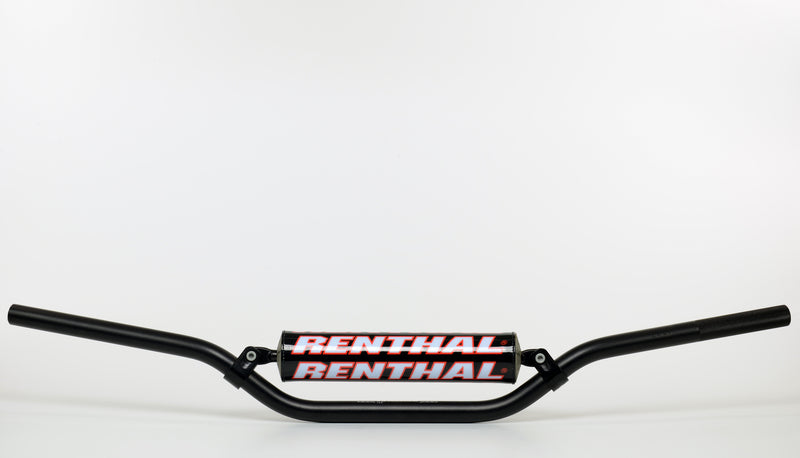 Manillar Renthal motocross Carmichael negro con protector negro 971-08-BK-01-185 RENTHAL 971-08-BK-01-185
