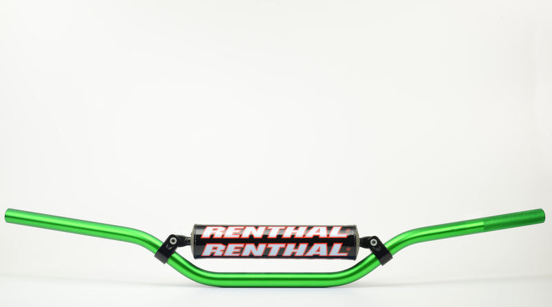 Manillar Renthal motocross Carmichel verde con protector negro 971-08-GN-01-185 RENTHAL 971-08-GN-01-185