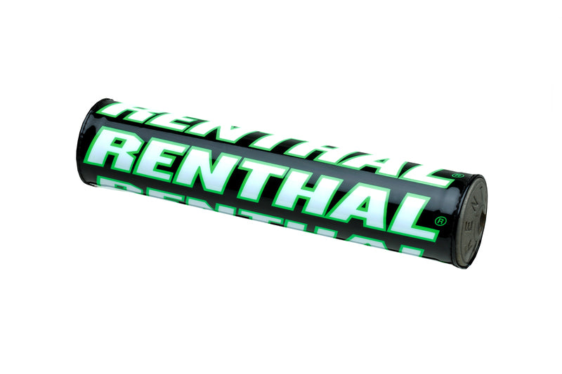 Protector/Morcilla de manillar Renthal Team Issue SX 240mm Negro Blanco Verde RENTHAL P286