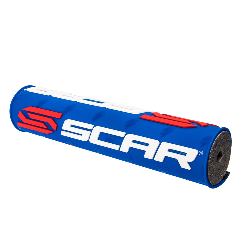 Protecto/Morcilla manillar con barra SCAR 3D azul MSXBL SCAR MSXBL