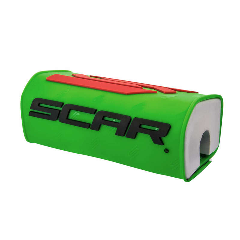 Protecto/Morcilla manillar sin barra SCAR 3D flúor Verde SMSOG SCAR SMSOG