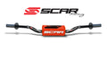 Manillar SCAR O² Ø28,6mm KTM, HVA de aluminio, negro, morcilla naranja SCAR S9151BK-OR