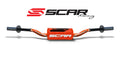 Manillar SCAR O² RC alto de aluminio sin barra, naranja, morcilla naranja SCAR S9132OR-OR