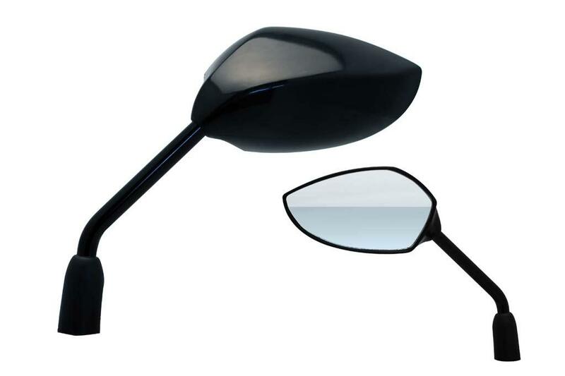 Par de retrovisores negros para exposición + adaptador para ref.RT8 V PARTS E584NR